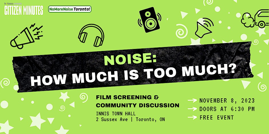 Noise: How Much Noise Is Too Much? Event Image