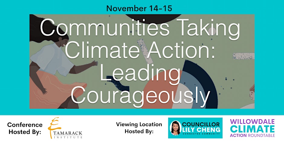 Promotional image for "Communities Taking Climate Action: Leading Courageously"