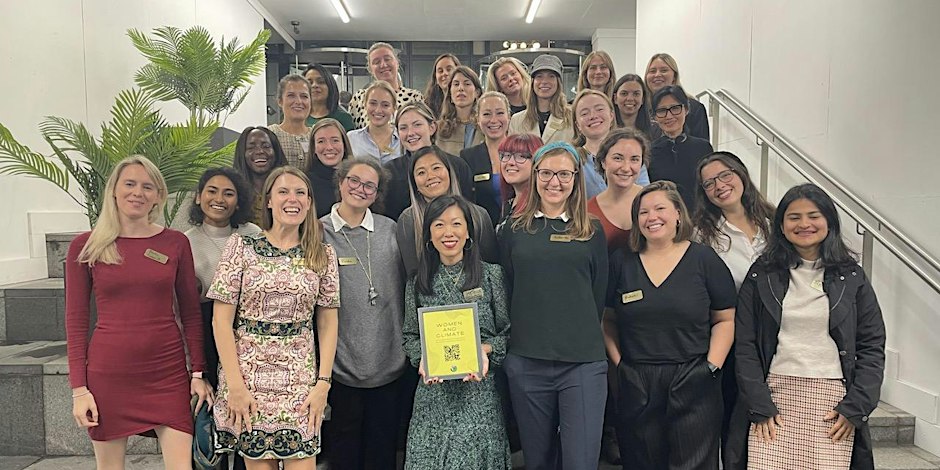 A group of diverse women posing for a photo